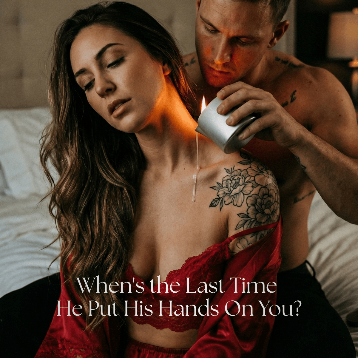 Enhanced Pheromone Massage Candle