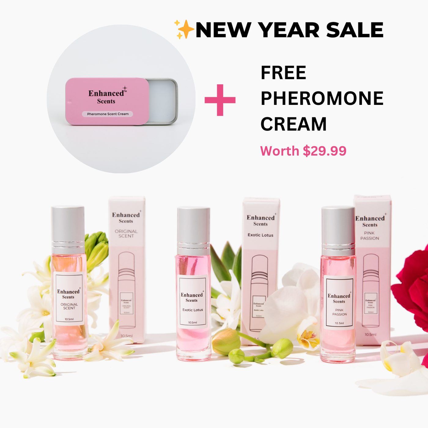 Enhanced Scents Collection + Pheromone Cream - ✨New Year Sale