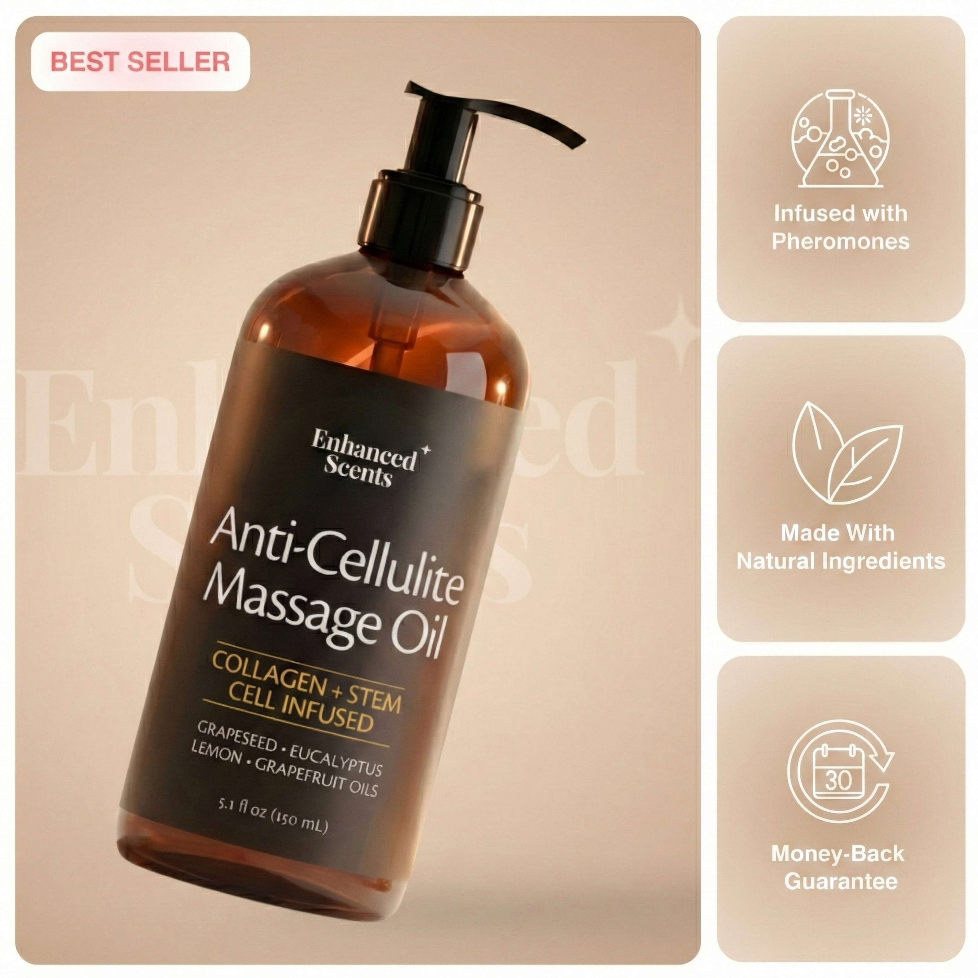 Enhanced Cellulite Massage Oil