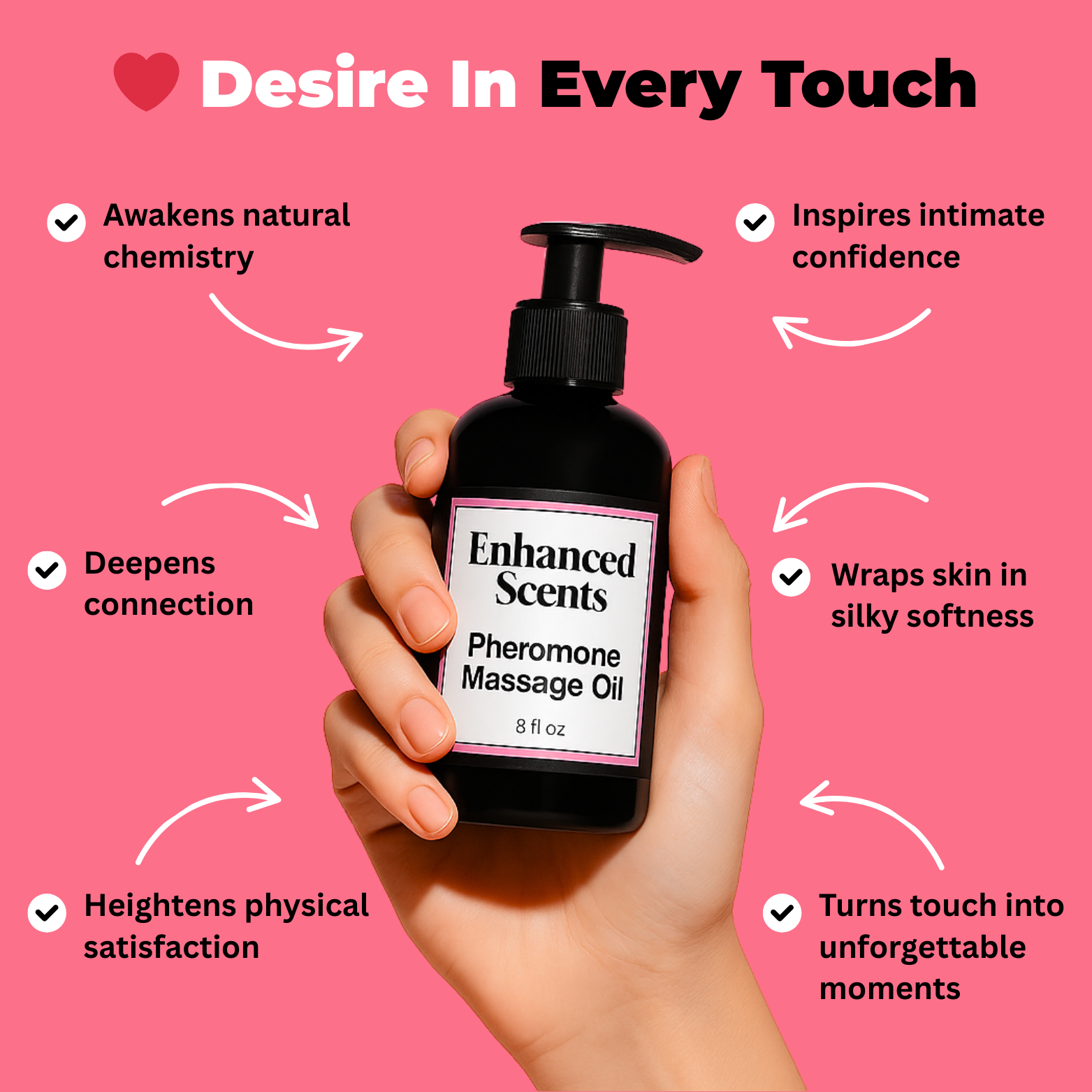 Enhanced Scents™ Pheromone Massage Oil