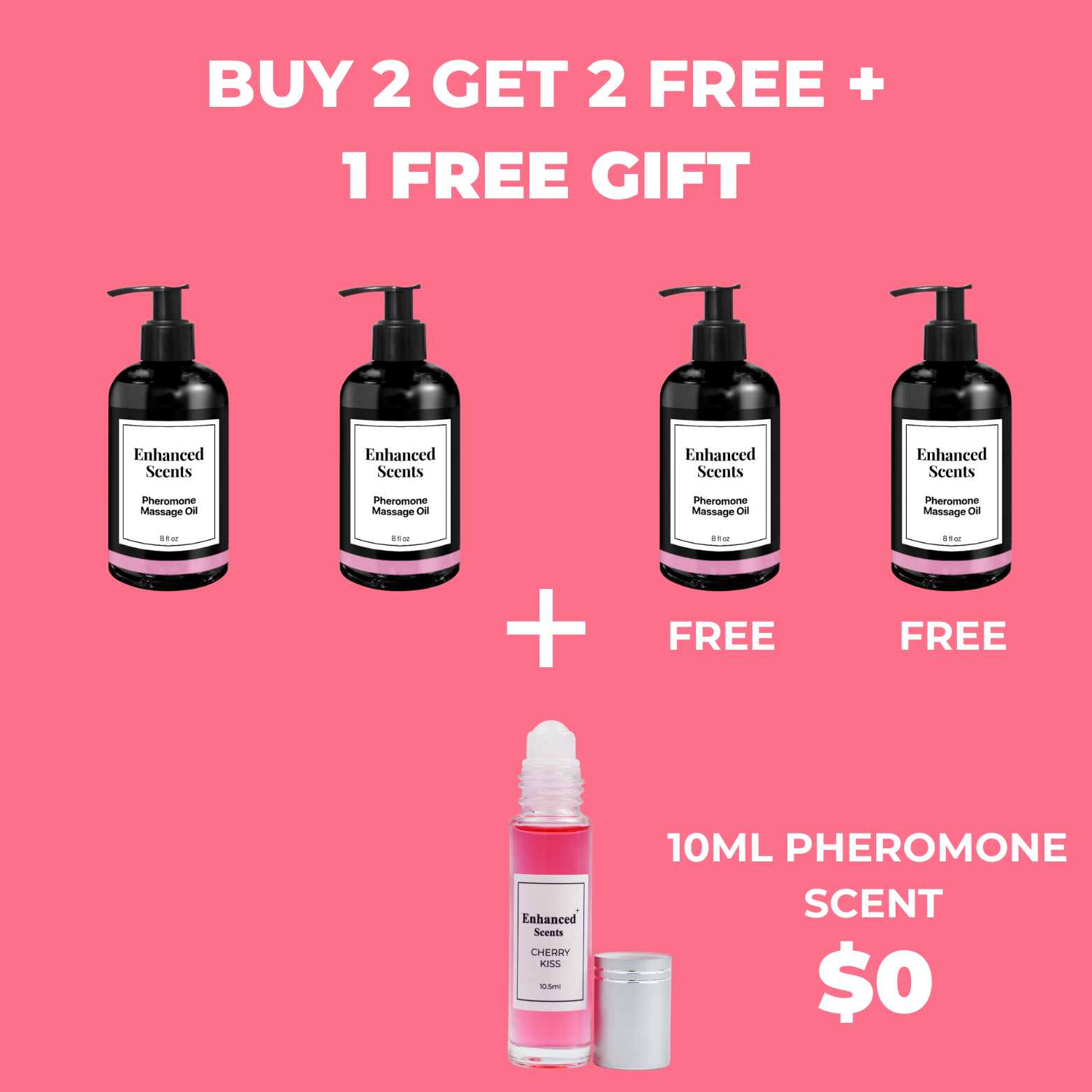 Enhanced Scents™ Pheromone Massage Oil