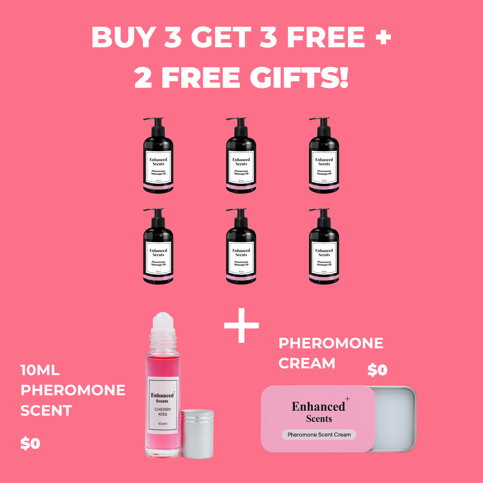 Enhanced Scents™ Pheromone Massage Oil